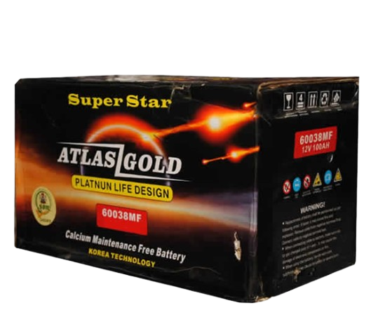 Atlas Gold Battery 75Ah/12V Car Battery